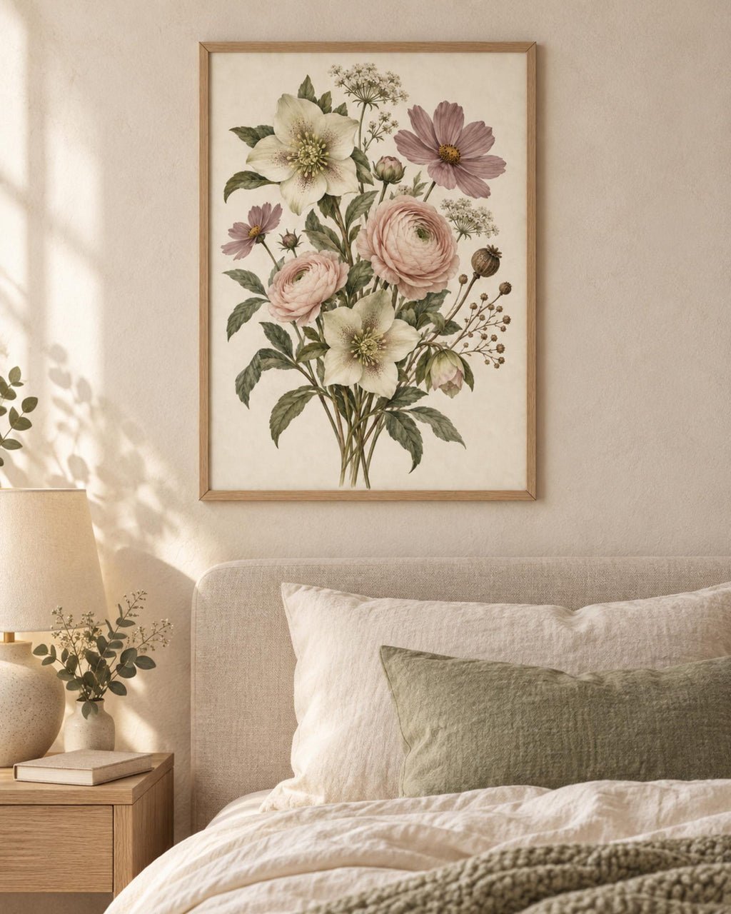 Vintage botanical flower print image 6