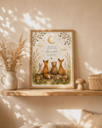 Woodland nursery framed print — mockup 3